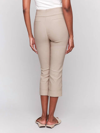 Charlie B - Stretch Pull-on Capri Pants