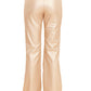 Dolce Cabo - Faux Leather Flare Pants
