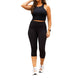 Julia Rose - Cassandra Capri Leggings With Pockets