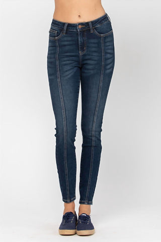 Judy Blue - Mid-seam Stitch Skinny Jeans