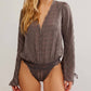 Free People - Everything Rosy Bodysuit