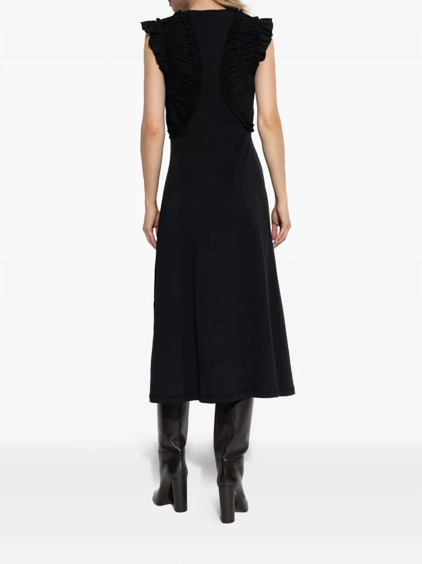 Ulla Johnson - Shiva Sleeveless Ruffled Midi Dress