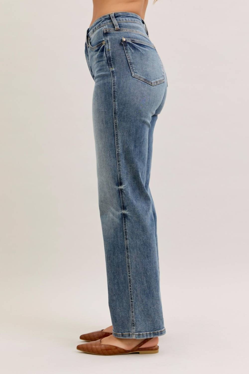 Judy Blue - High Rise Tummy Control Straight Leg Jeans