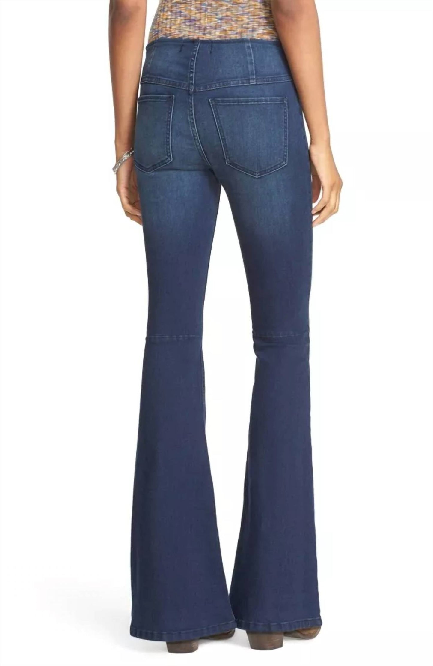 Free People - Women's Penny Pull-On Flare Jeans