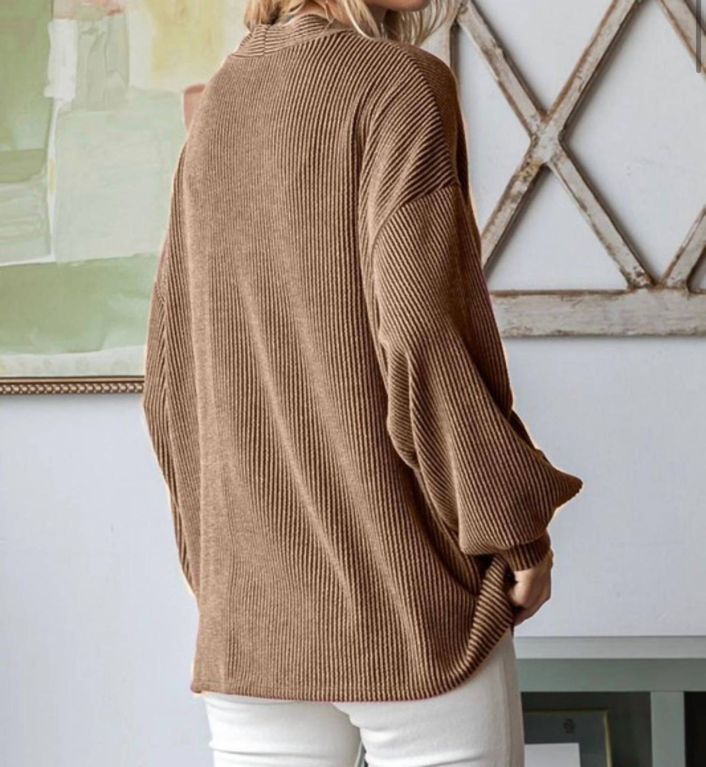 7Th Ray - Sweet Elegance Ribbed Sweater