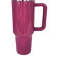 Trendsi - Stainless Steel Tumbler with Handle and Straw