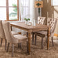 Nikki Collection Modern Tufted Velvet Upholstered Dining Chair - 2 Pieces, Khaki