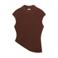 A.L.C. - Edith Metallic Knit Asymmetric Top