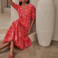 Sugarlips - Cedia Floral Button Midi Dress