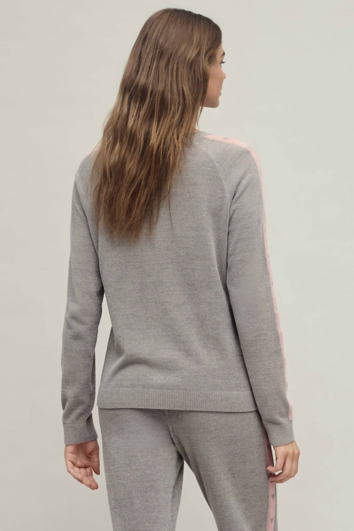 Barefoot Dreams - Cozychic Ultra Lite Heart Stripe Pullover
