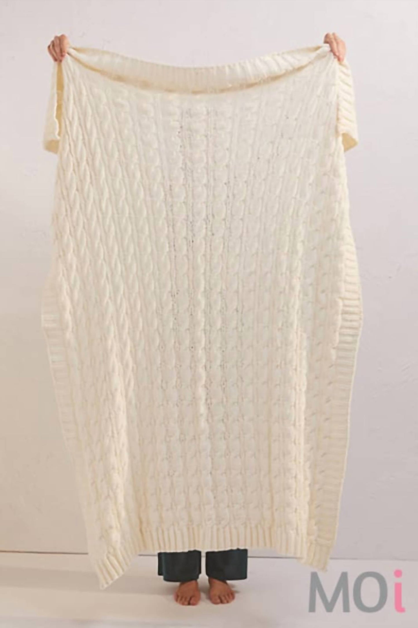 Z Supply - Plush Cable Knit Blanket