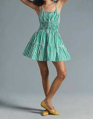 Lusana - Rosa Poplin Mini Dress