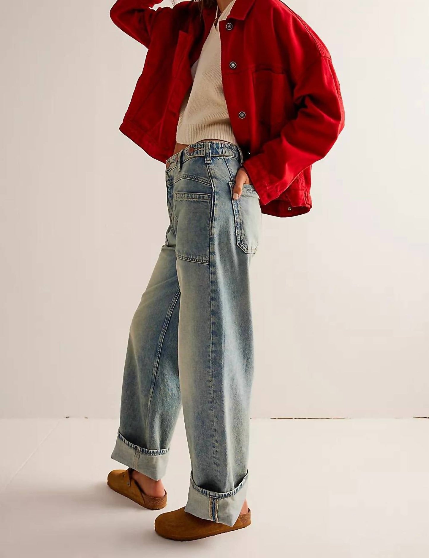 Free People - Palmer Cuffed Jeans