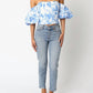 Olivaceous - Georgie Floral Puff Sleeve Top