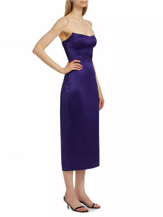 Amanda Uprichard - Ivy Strapless Midi Dress