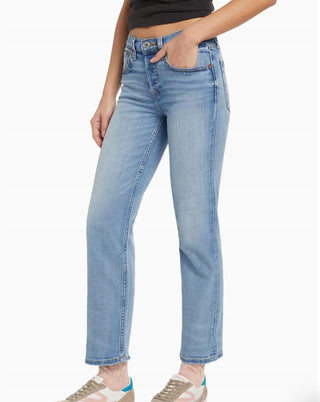 Re/Done - Mid Rise Stove Pipe Jeans