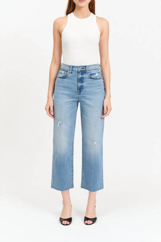 Daze - Sundaze High Rise Straight Crop Jeans