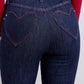Judy Blue - High Waist Heart Shaped Back Pockets Skinny Denim Jeans