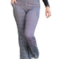Julia Rose - Felicity Plaid Bootcut Leggings