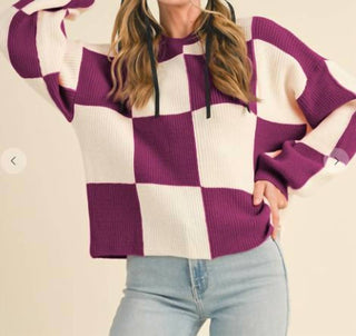 &Merci - Checkered Sweater