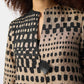 Joseph Ribkoff - Geometric Print Jacquard Trapeze Jacket