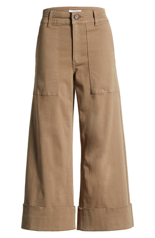 Pistola - Maya Cuffed Hem Wide Leg Pants