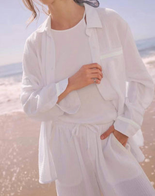 Splendid - Knit Gauze Button Shirt