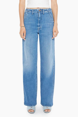 Mother - Major Zip Sneak High Rise Jeans