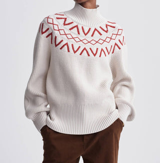 Varley - Marcie Fairisle Yoke Knit Sweater