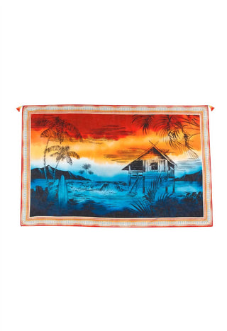 Agua Bendita - Marine Shaka Sarong Cover Up