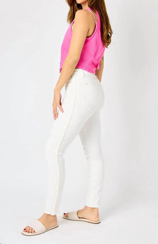 Judy Blue - Braided Side Jeans