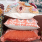 Creative Co-Op - Square Fabric Blend Pillow With Eyelash Fringe