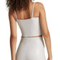 Commando - Faux Leather Cropped Cami Top