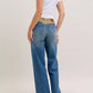 Judy Blue - Corduroy Waist Straight Leg Jeans