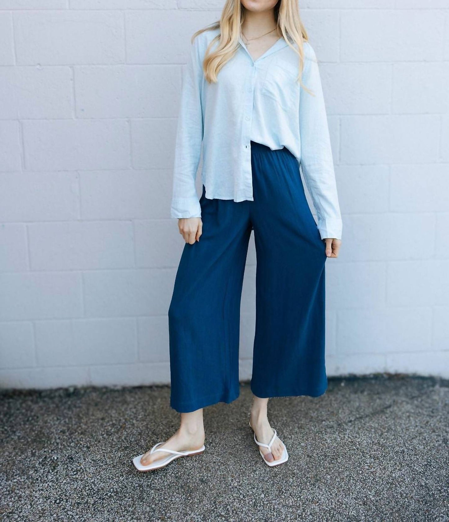 Z Supply - The Perfect Linen Button Top