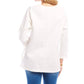 Karen Kane - Cutout Embroidered Flower Detail Tunic