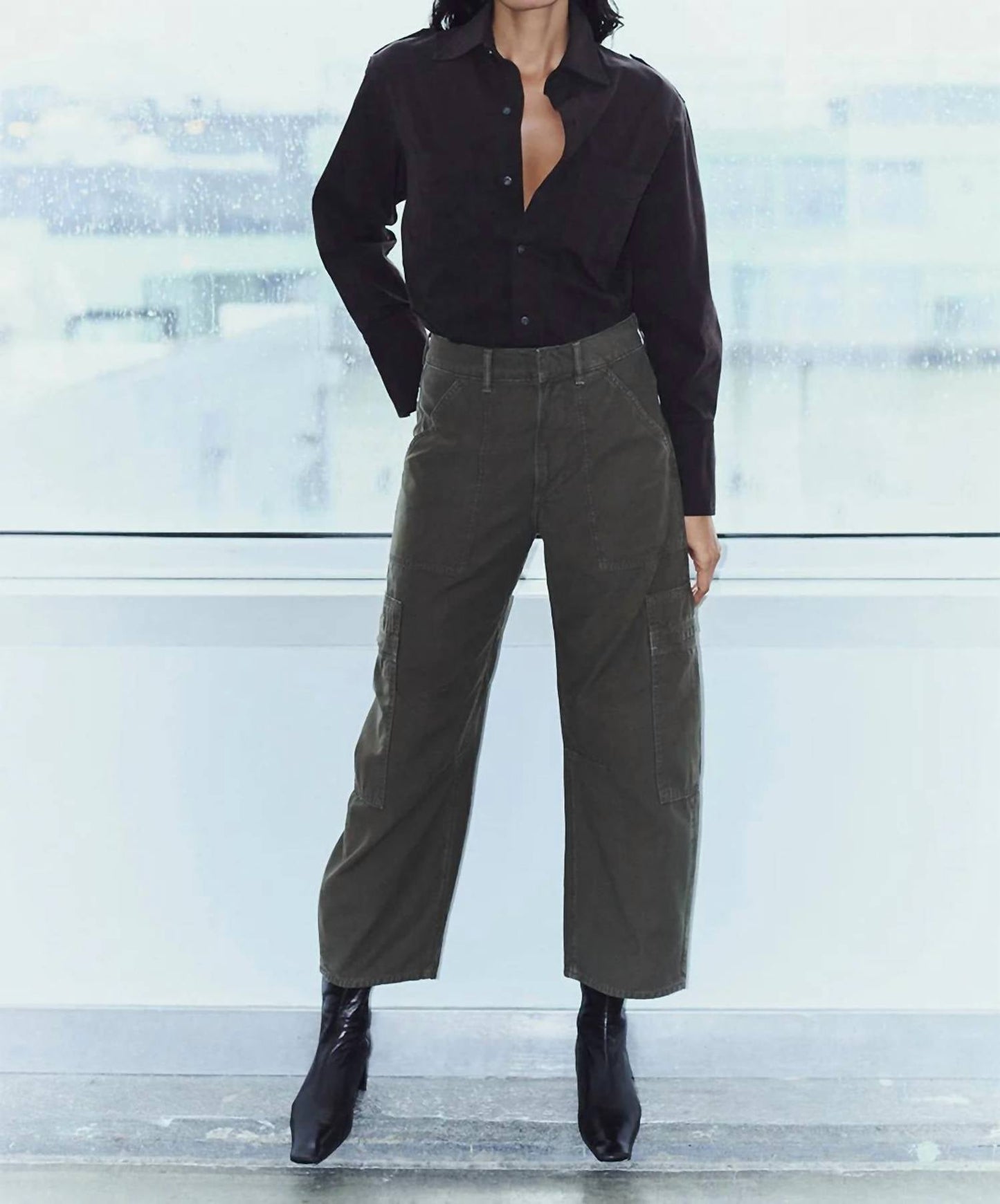 Citizens Of Humanity - Marcelle Low Slung Easy Cargo Sateen