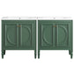 Bathroom Vanity With Sink With 2 Doors And Adjustable Shelf