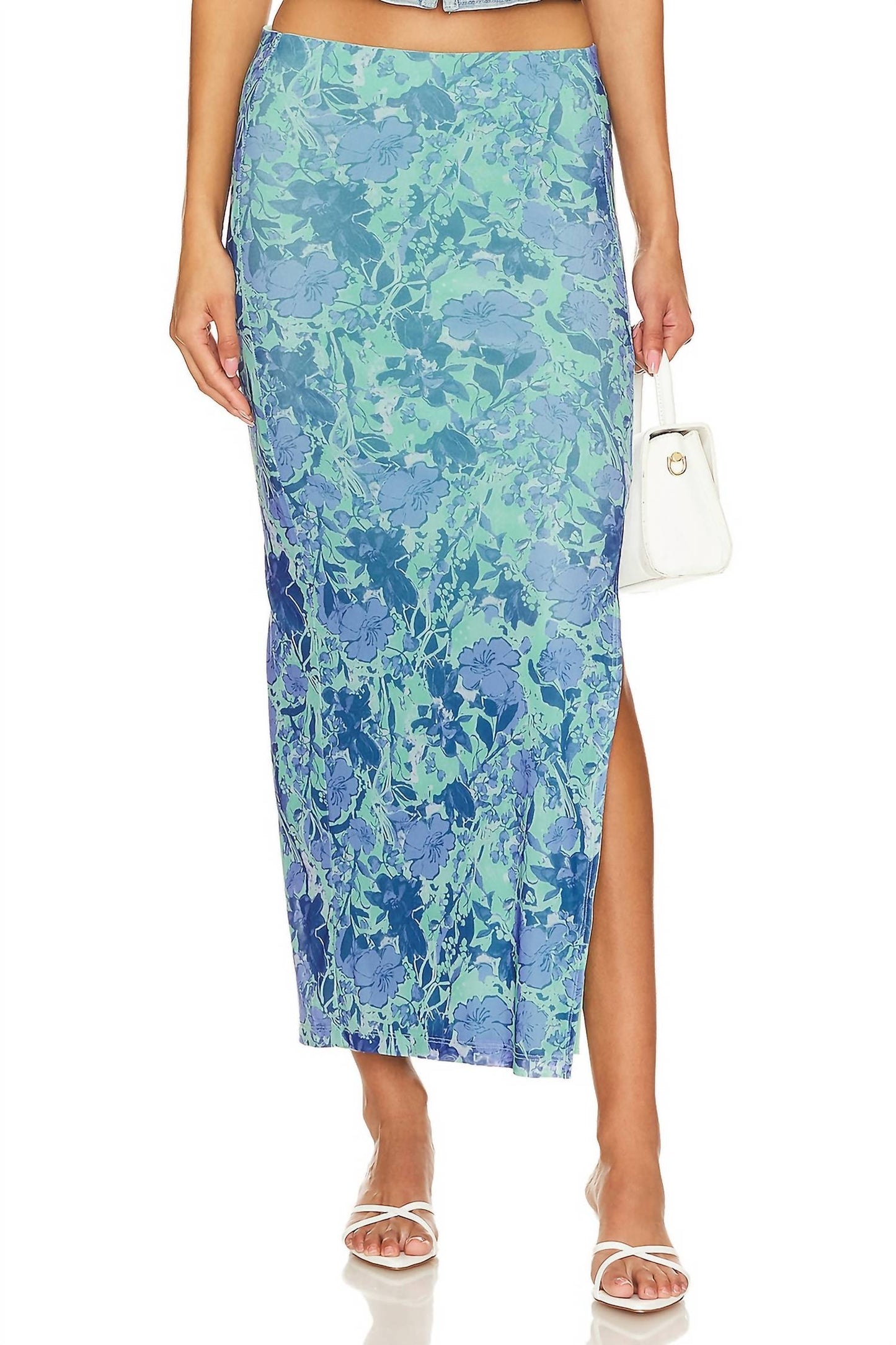 Free People - Rosalie Mesh Midi Skirt