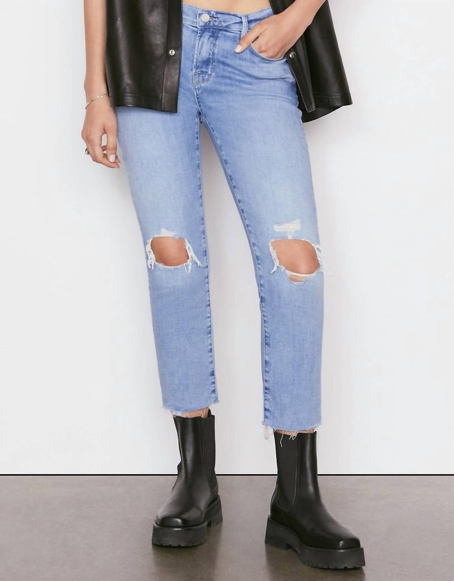 Frame - LE GARCON CROP JEANS