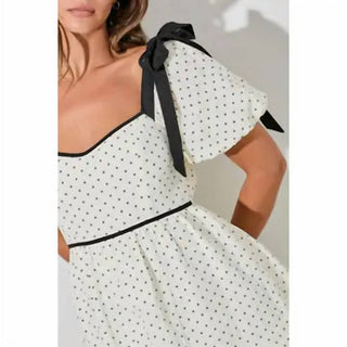 Baevely By Wellmade - Kat Tiered Polkadot Midi Dress