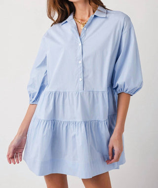 Elan - Collared Tiered Dress