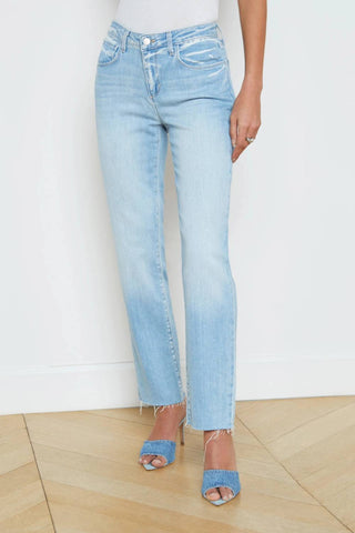L'Agence - Milana Mid Rise Stovepipe Jeans