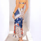 Bailey Rose - Paisley Patchwork Midi Dress