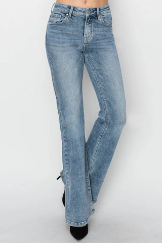 Risen - Full Size Mid Rise Bootcut Jeans