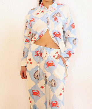 Bailey Rose - Coastal Charm Drawstring Pants