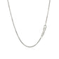 14k White Gold Round Box Chain 1.35 mm