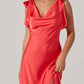 Astr - Allexina Satin Midi Dress