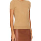 Enza Costa - CASHMERE SHORT SLEEVES CREW TOP
