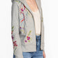 Johnny Was - Colette Metallic Zip Up Hoodie